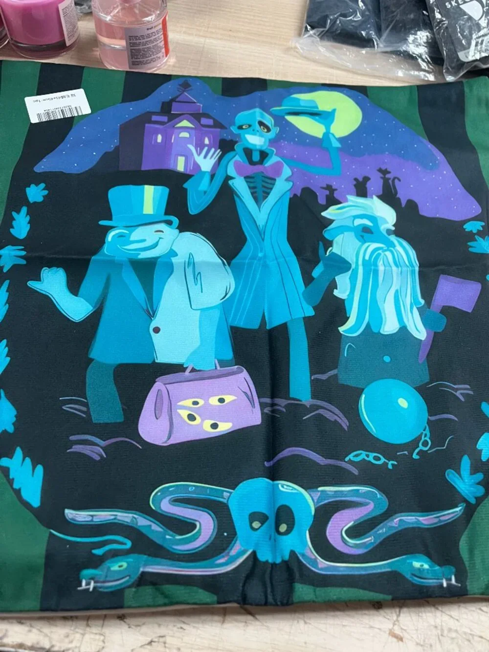 hauted mansion disney parks pillow cover 18x18